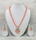 Alloy Necklace with Earrings for Women 