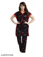 Satin Nightsuit for Women 