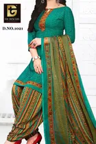 Synthetic Unstitched Dress Material for Women & Girls 