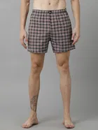 Cotton Checkered Boxers for Men 