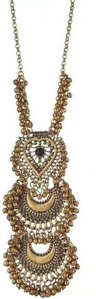 Metal Layered Necklace for Women 