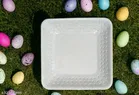Plastic Plates for Kitchen, Multicolor, Pack of 12