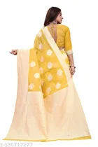 Cotton Zari Woven Saree for Women 