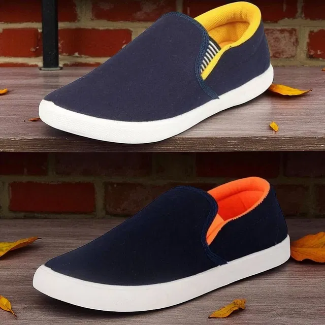 Casual Shoes for Men, Pack of 2, Multicolor (10)