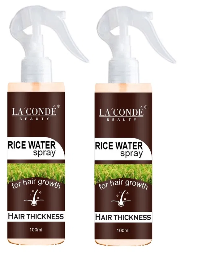 La'Conde Rice Water Hair Spray (100 ml, Pack of 2)