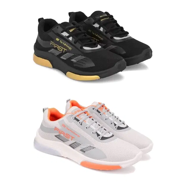 Combo of Casual Shoes for Boys (Multicolor, 8-9 Years) (Pack of 2)