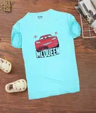 Cotton Printed Round Neck T-Shirt for Kids 