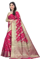 Organza Zari Woven Saree for Women 