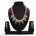 Alloy Jewellery Set for Women & Girls, Pink