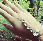Alloy Bracelets for Women & Girls, White
