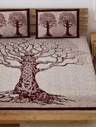 Jaipur Gate Cotton Double Bedsheet With 2 Pillow Covers 