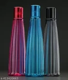 Parikshit Plastic Water Bottles, 1000 ml, Set of 6, Multicolor