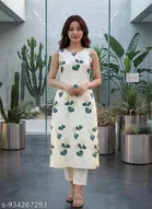 Floral Design Kurti for Women 