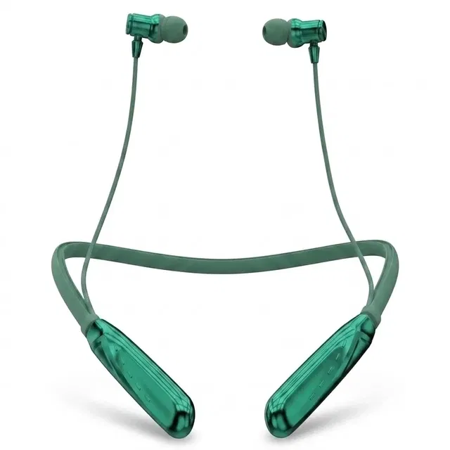 Aroma NB119 Zebra Bluetooth Neckband - 100H [Chrome Green]
