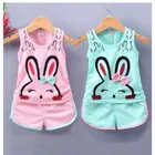 Hosiery Printed Clothing Set for Kids 