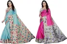 Khadi Silk Printed Saree for Women 