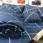 Glace Cotton Printed Double Bedsheet with Two Pillow Covers 