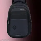 Nylon Backpack for Men & Women, Black