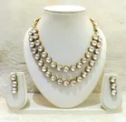 Alloy Necklace with Earrings for Women 