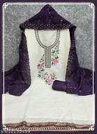 Embroidered Patiala Suit for Women 