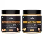 Natural White Sandalwood & Potato Powder for Skin & Hair 
