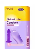 Rubber Extra Dotted Reusable Condom for Men (Multicolor, Pack of 1)