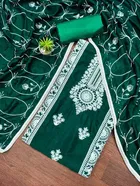 Vichitra Silk Unstitched Dress Material for Women 