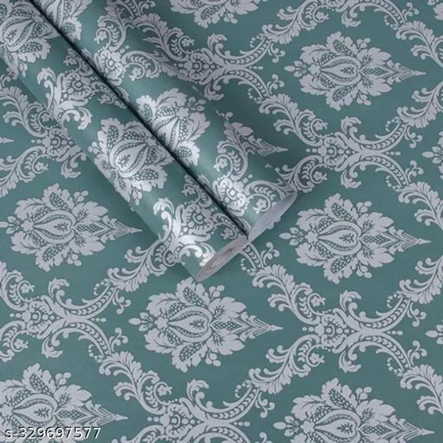 Bliss Vinyl Wallpaper for Home (Multicolor, 45x250 cm)