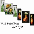 MDF 2 Pcs Designer Wall Painting for Home & Office 