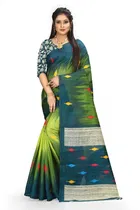 Mysore Silk Printed Saree for Women 