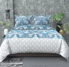 Microfiber Double Bedsheet with 2 Pillow Covers 