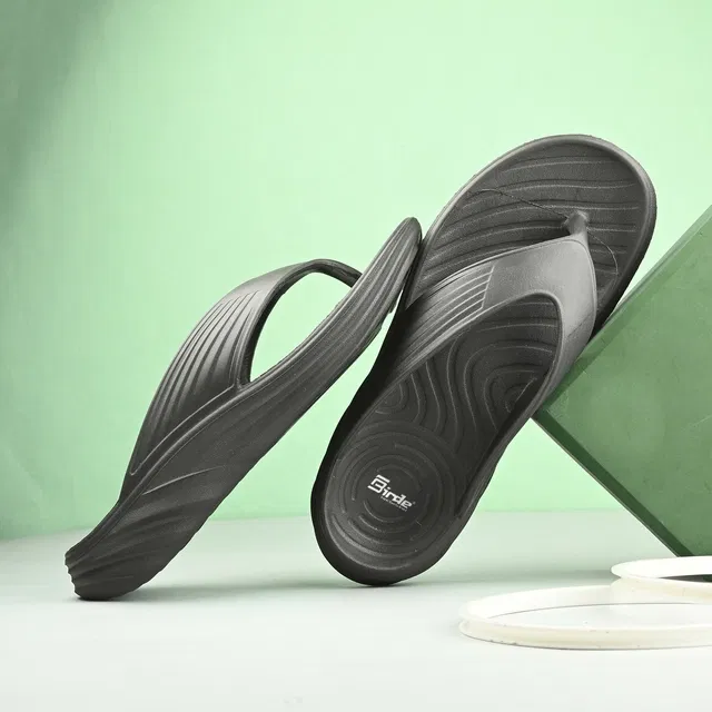 Slippers for Men (Black, 8)