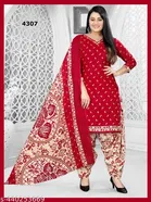 Cotton Printed Salwar Suit & Dupatta Sets for Women 