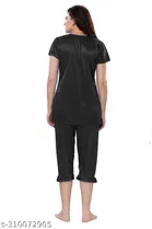 Satin Nightsuit Set for Women 