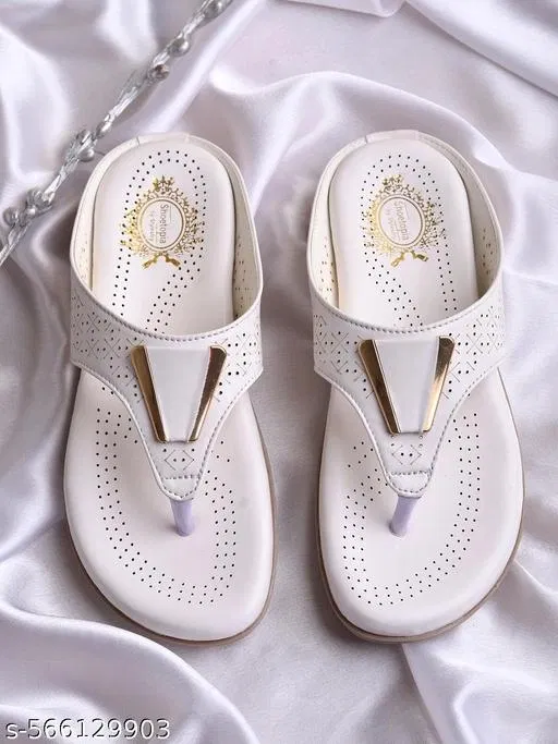 Shoetopia Women's Flats - White (Size 7.0)
