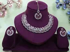 Mehandi Finish Necklace Set for Women 