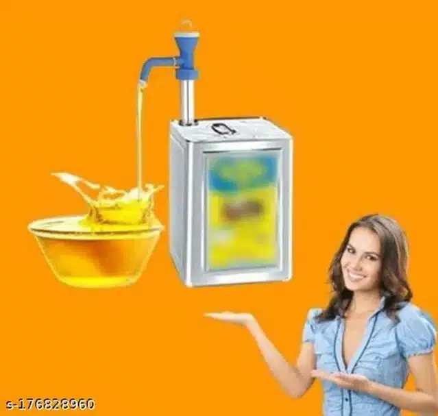 Stainless Steel Oil Pump Dispenser (Multicolor)