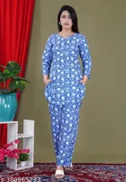 Rayon Top & Bottom Set for Women 