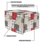 E-Retailer PVC Waterproof 3-Layered  Microwave Oven Cover With Front Zipper Encloser Suitable for 30 Liter 