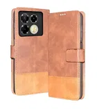 Artificial Leather Mobile Flip Cover for Infinix Note 40 Pro+ 5G 