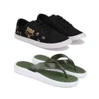 Combo of Casual Shoes & Flip Flops for Women 