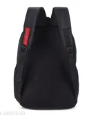 Polyester Backpack Bag, Black