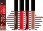 Liquid Lipstick for Women, Multicolor, Pack of 4
