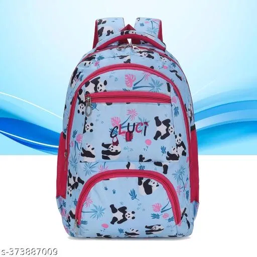 Polyester Backpack Bag, Multicolor
