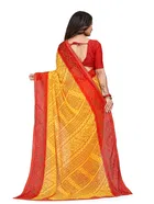 Georgette Printed Saree for Women 