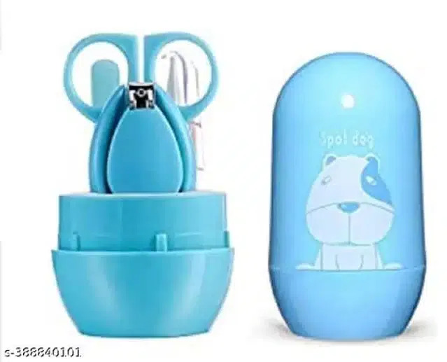 Plastic Manicure Pedicure Care Kit for Infants (Aqua Blue)