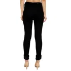 Denim Straight Fit Jeans For Women , BLACK 