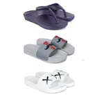Combo of Sliders with Slippers for Men 