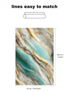 PVC Venyl Wall Sticker Wallpaper, Sky Blue 
