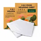 TerraHome 2 in 1 Butter Paper Aluminium Foil Sheets 2x50 Piece 